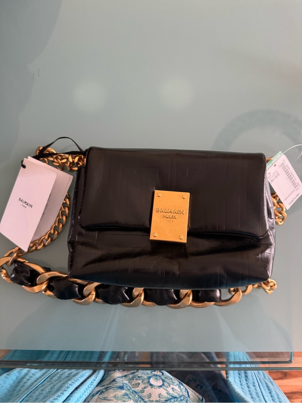 BALMAIN 1945 Mini Padded Shoulder Bag
